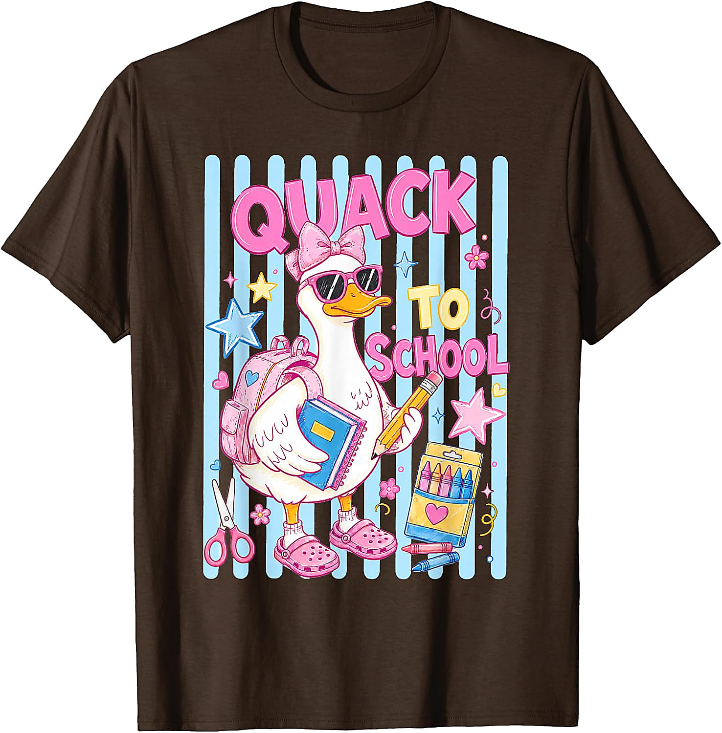 Quack to School Duck Shirt for Girls | Cute Back to School Tee