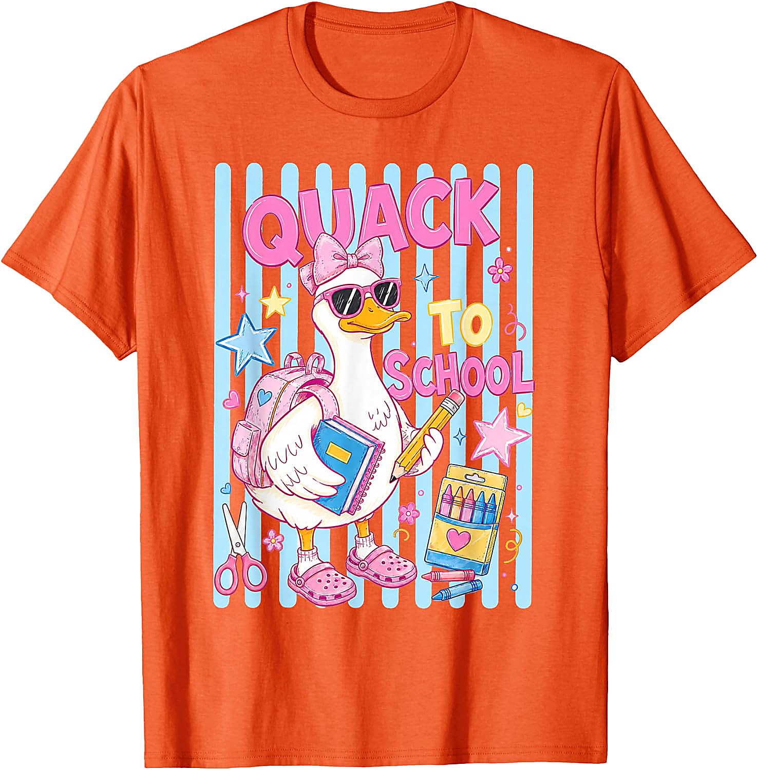 Quack to School Duck Shirt for Girls | Cute Back to School Tee