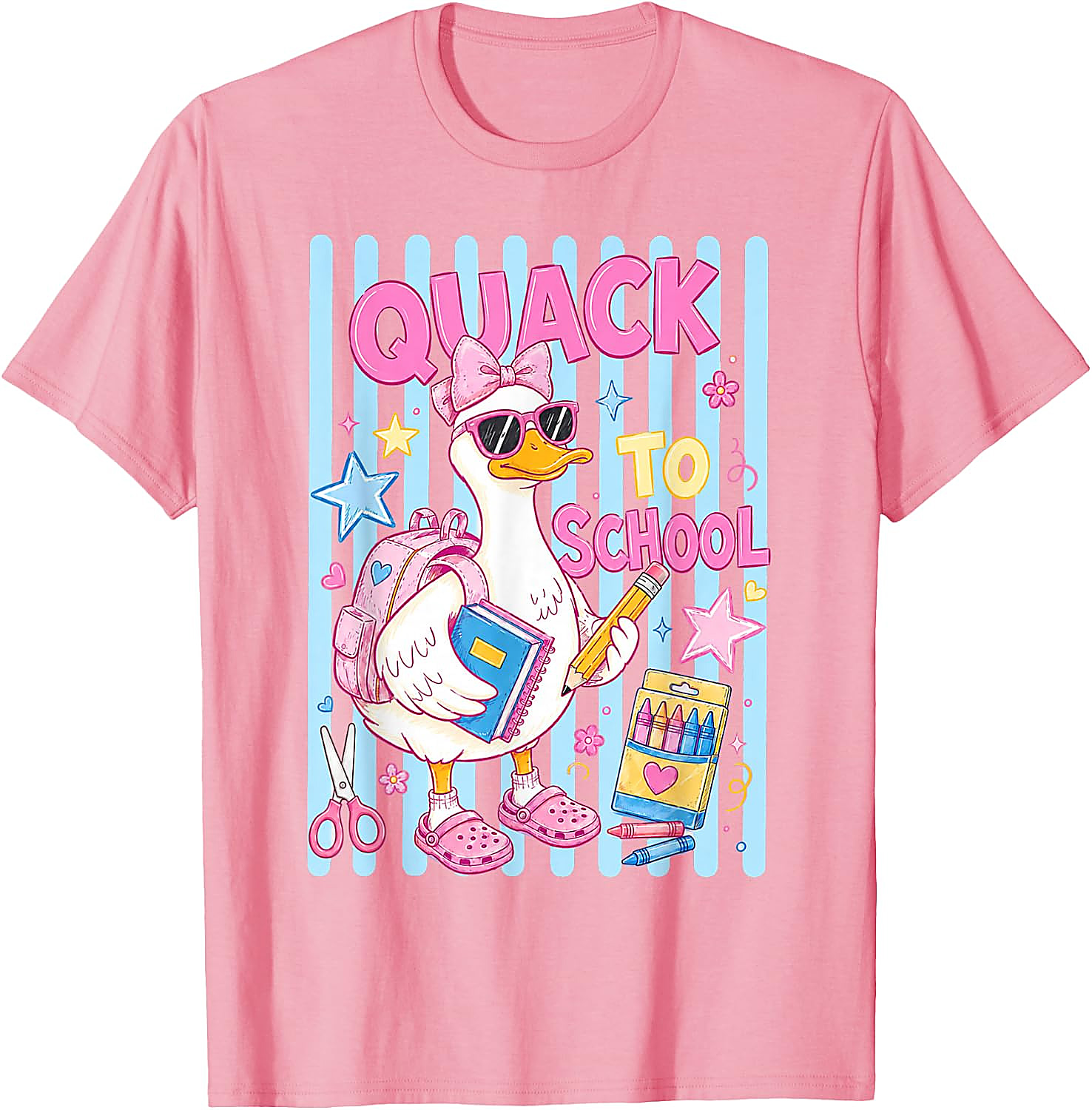Quack to School Duck Shirt for Girls | Cute Back to School Tee