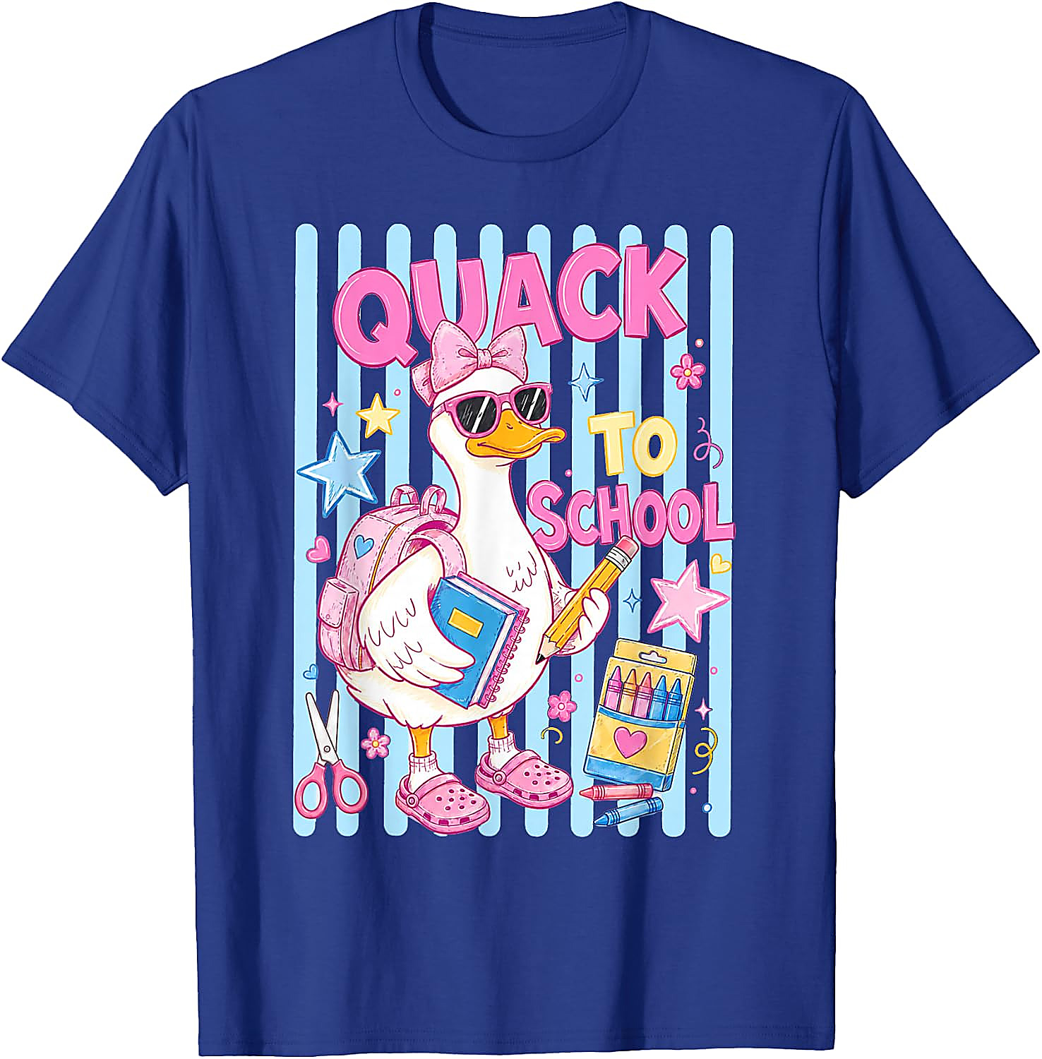 Quack to School Duck Shirt for Girls | Cute Back to School Tee