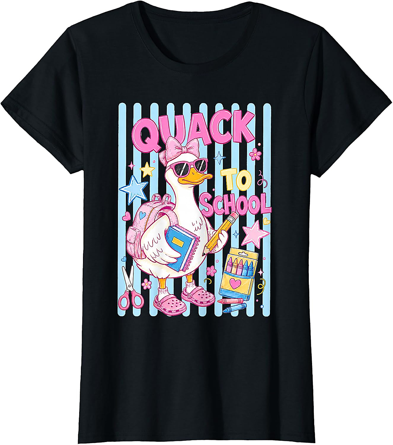 Quack to School Duck Shirt for Girls | Cute Back to School Tee