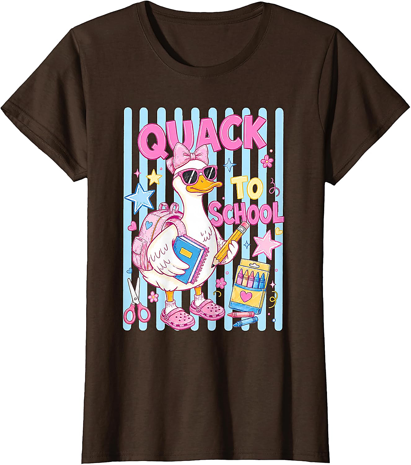 Quack to School Duck Shirt for Girls | Cute Back to School Tee