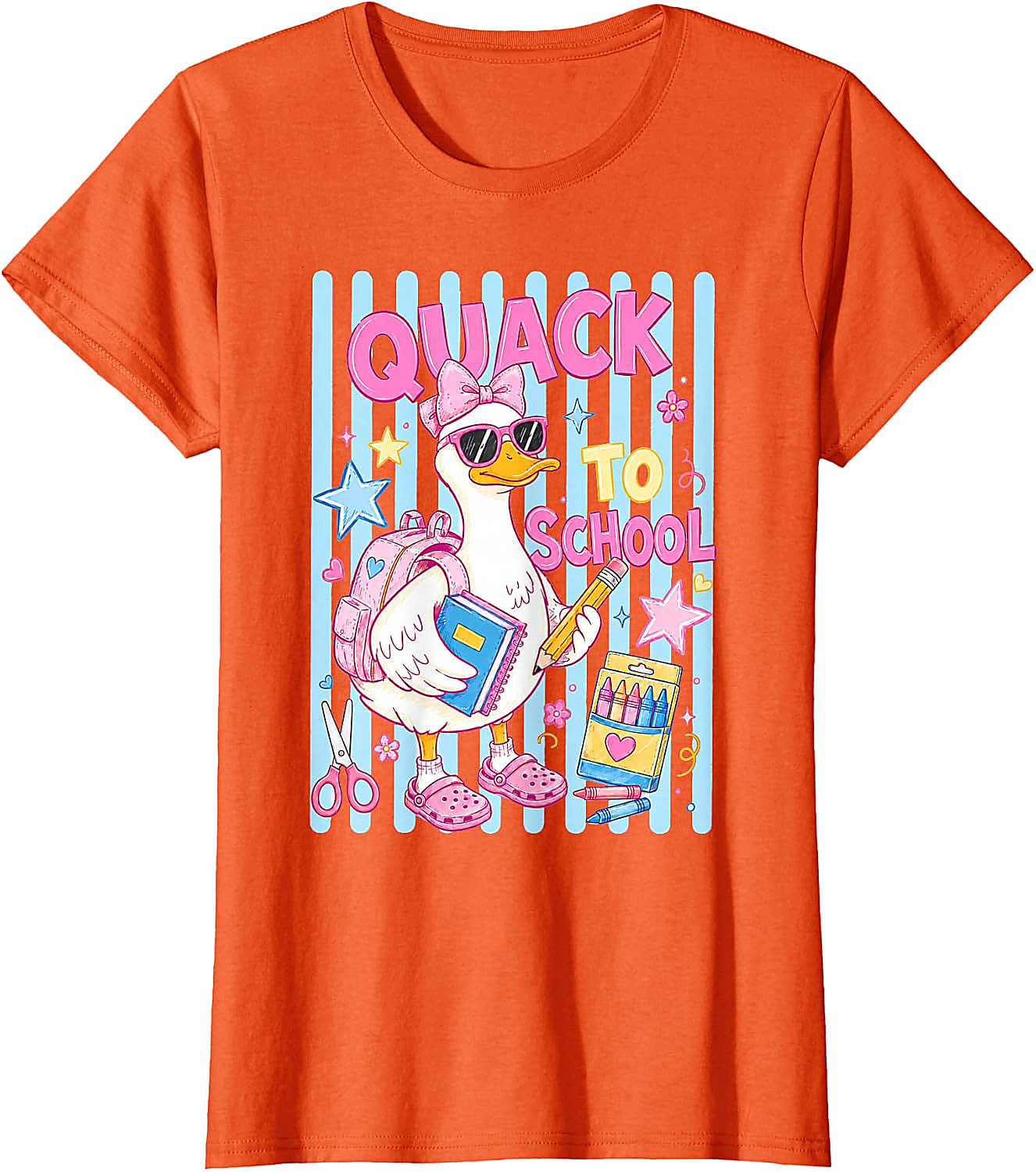 Quack to School Duck Shirt for Girls | Cute Back to School Tee