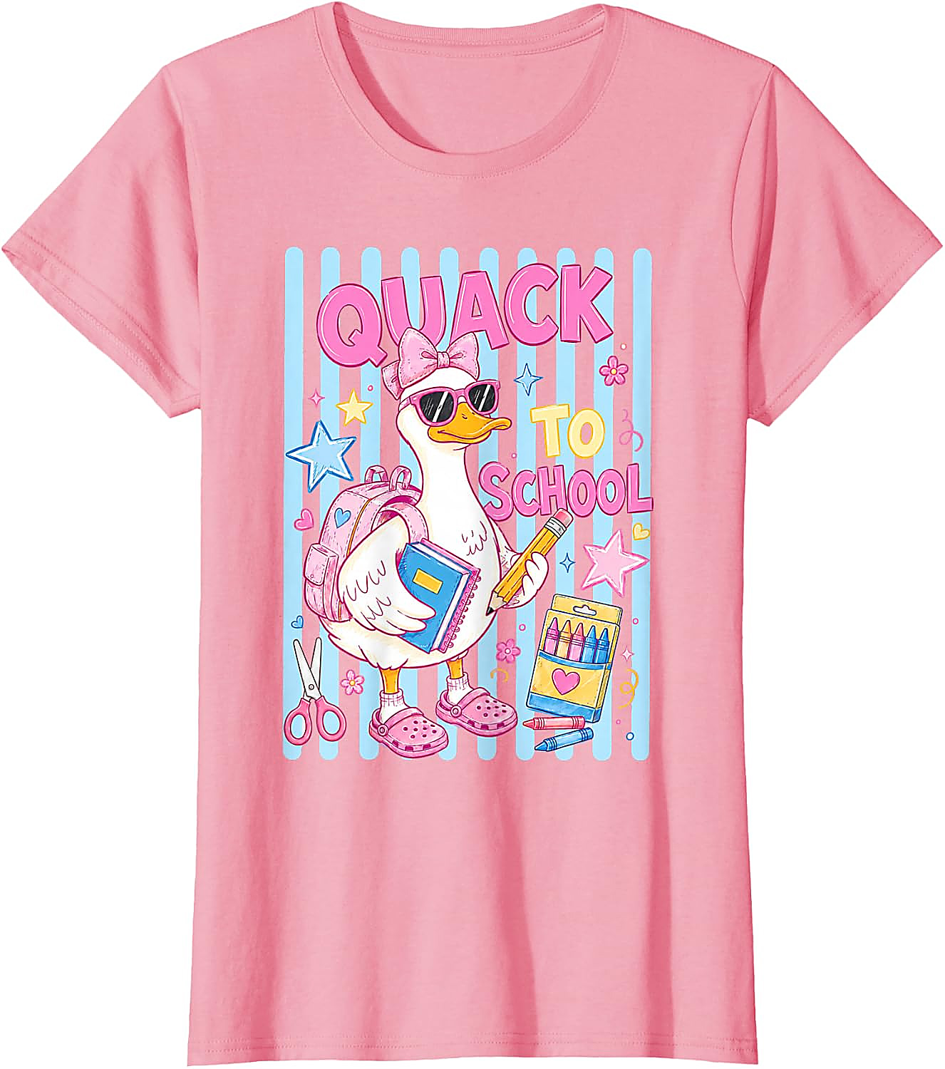 Quack to School Duck Shirt for Girls | Cute Back to School Tee