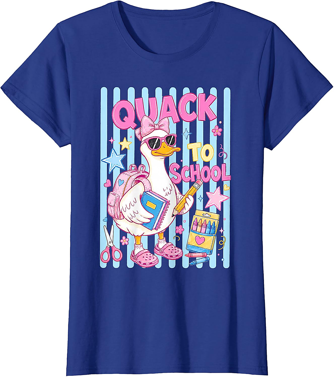 Quack to School Duck Shirt for Girls | Cute Back to School Tee