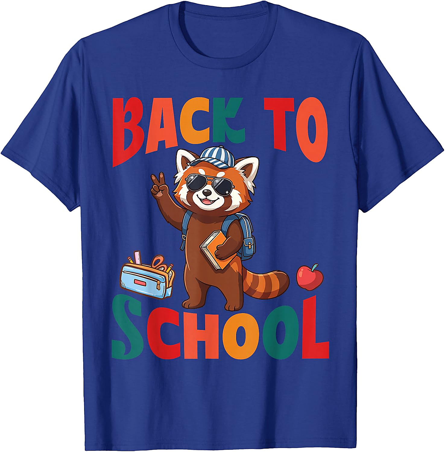 Back to School Red Panda T-Shirt | Funny First Day Tee