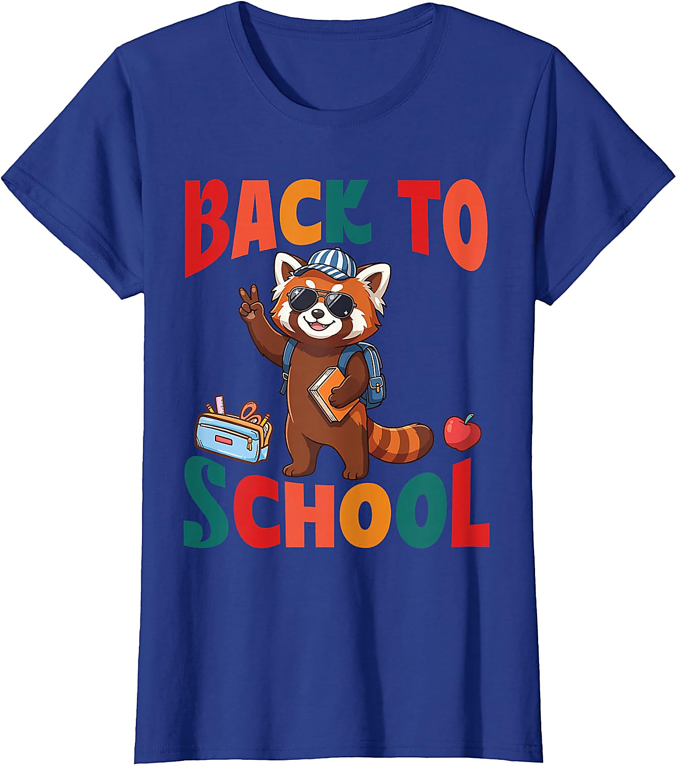 Back to School Red Panda T-Shirt | Funny First Day Tee