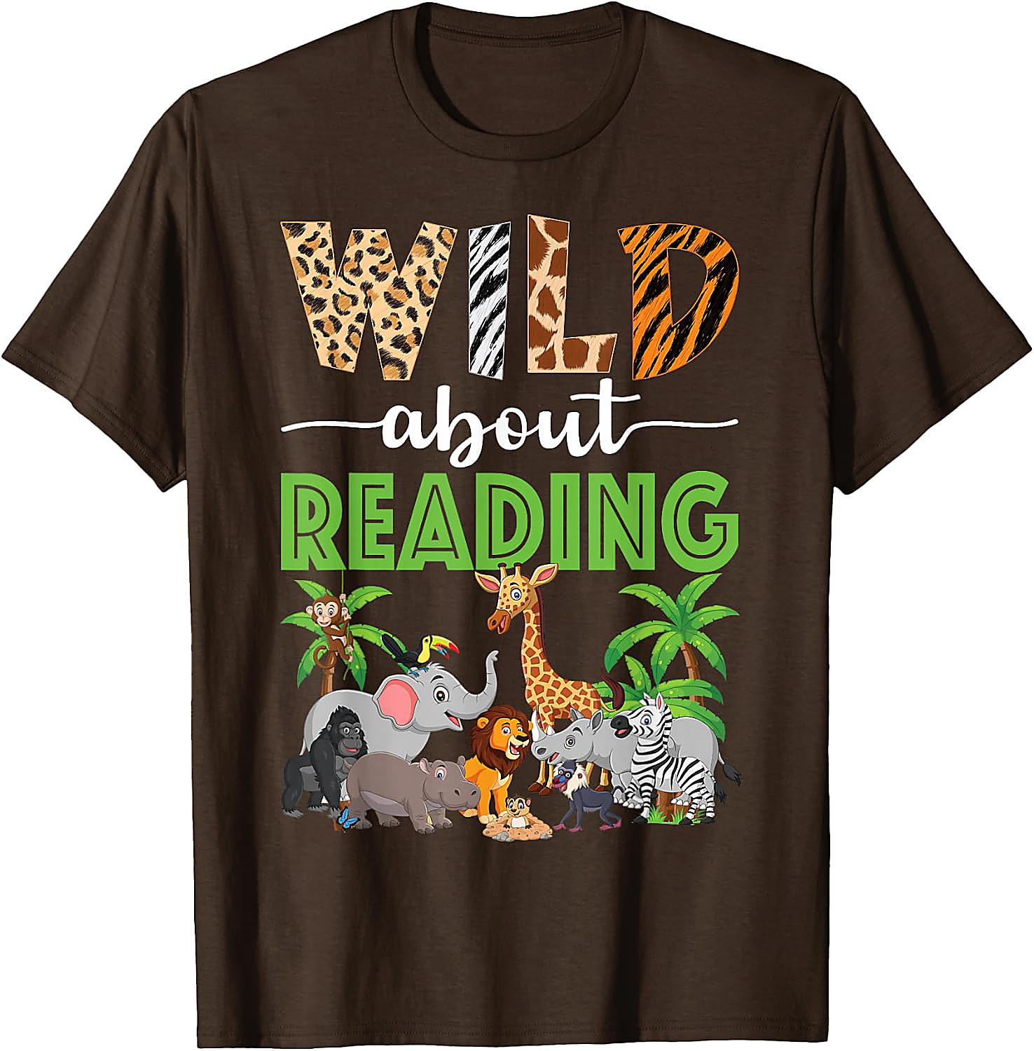 Wild About Reading Teacher T-Shirt | Back to School Tee