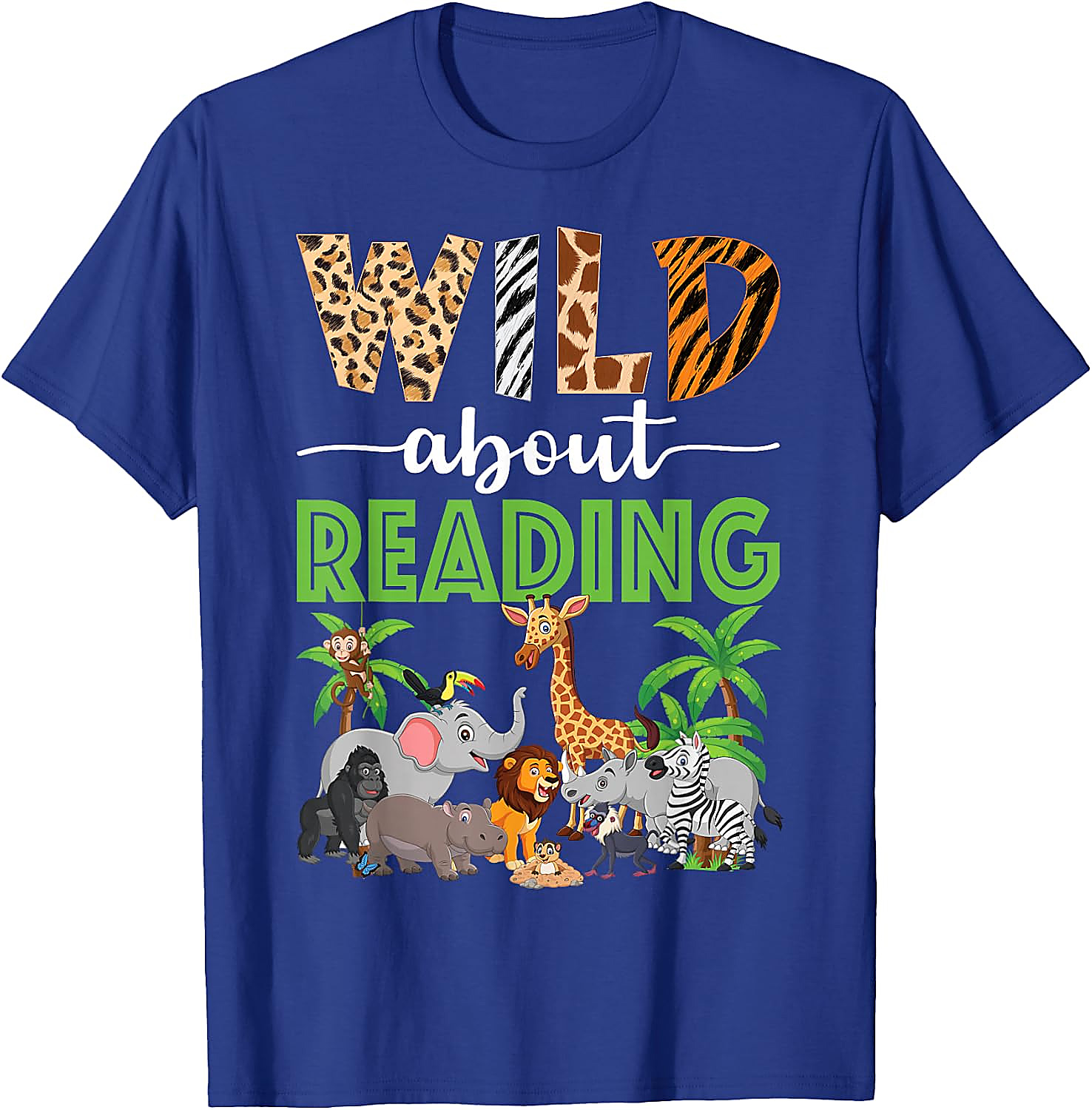 Wild About Reading Teacher T-Shirt | Back to School Tee