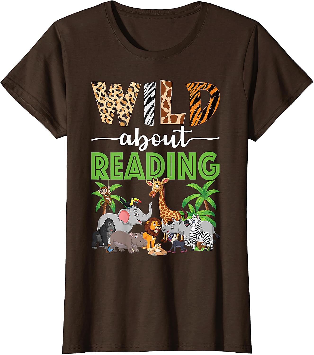 Wild About Reading Teacher T-Shirt | Back to School Tee