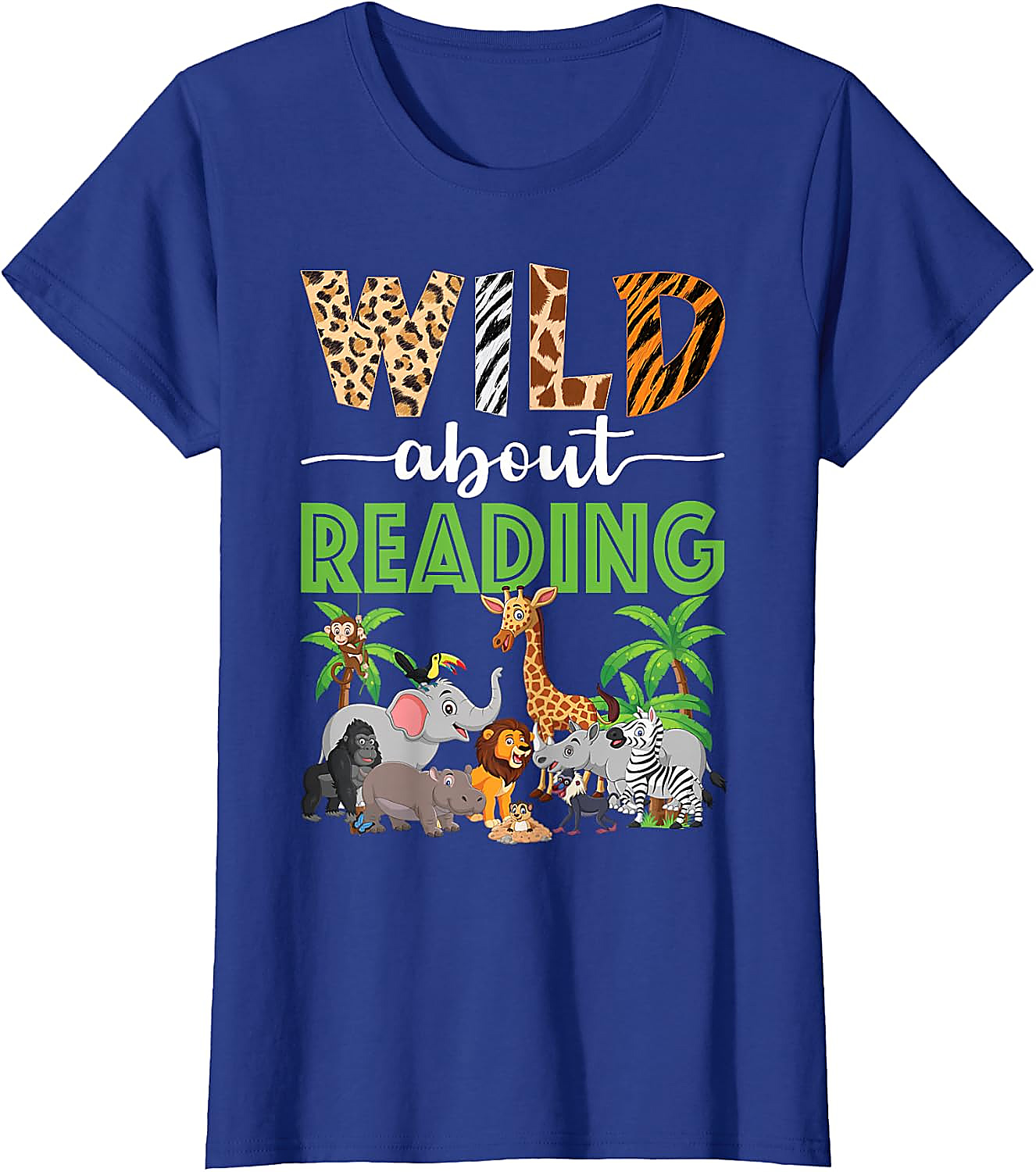 Wild About Reading Teacher T-Shirt | Back to School Tee