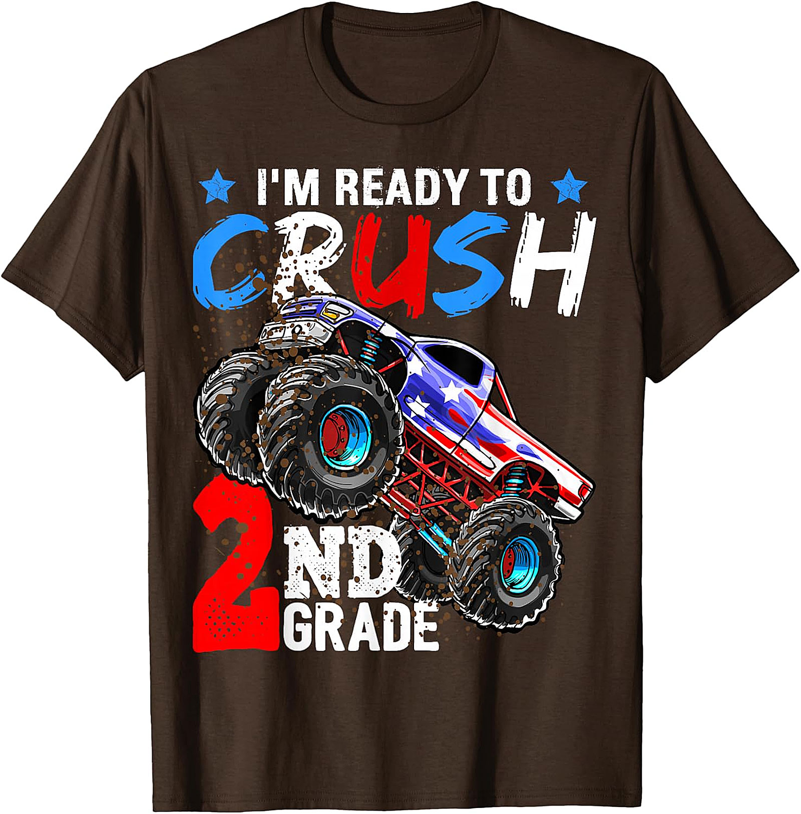Monster Truck 'Ready to Crush 2nd Grade' Back to School Tee