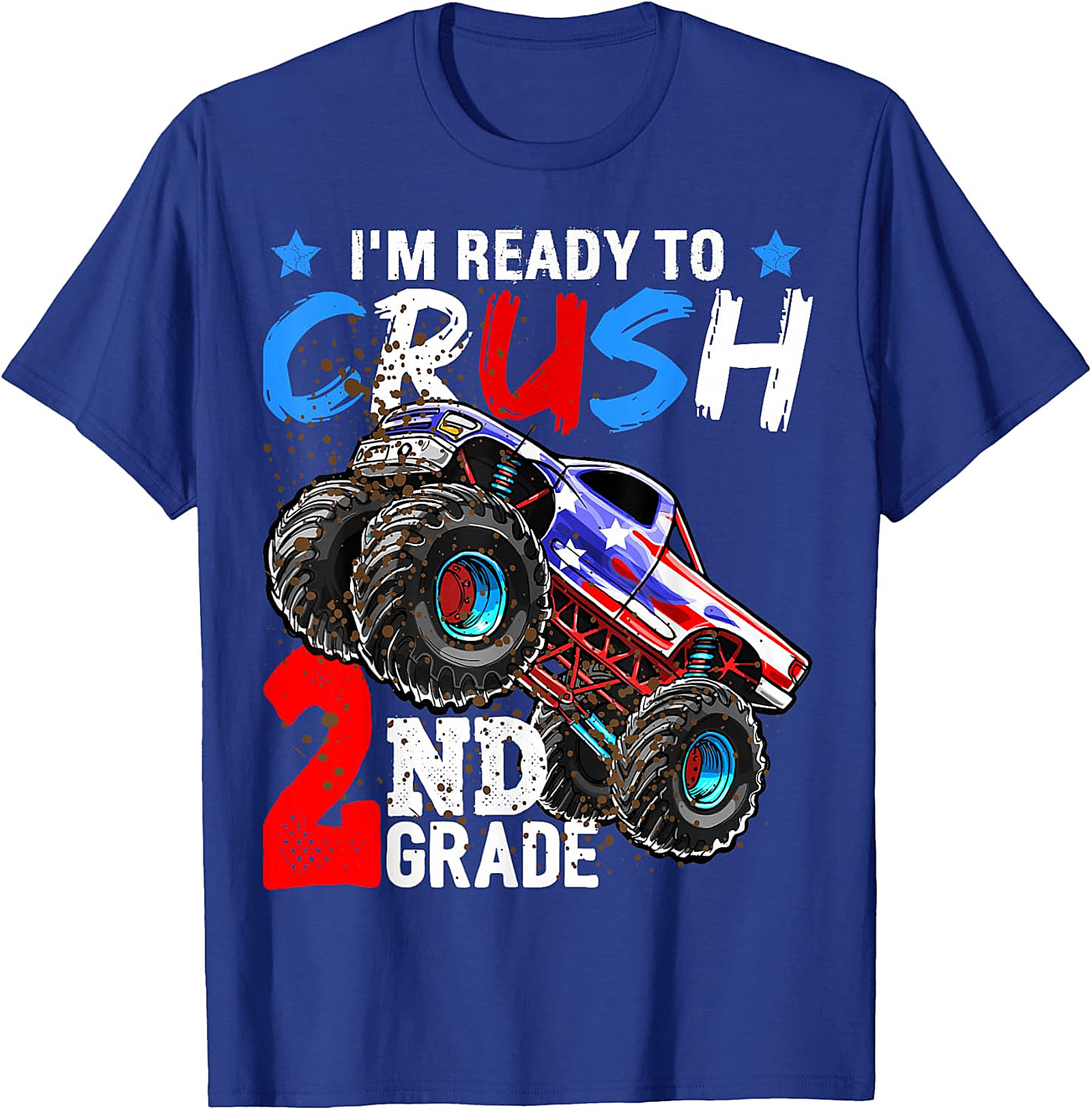 Monster Truck 'Ready to Crush 2nd Grade' Back to School Tee