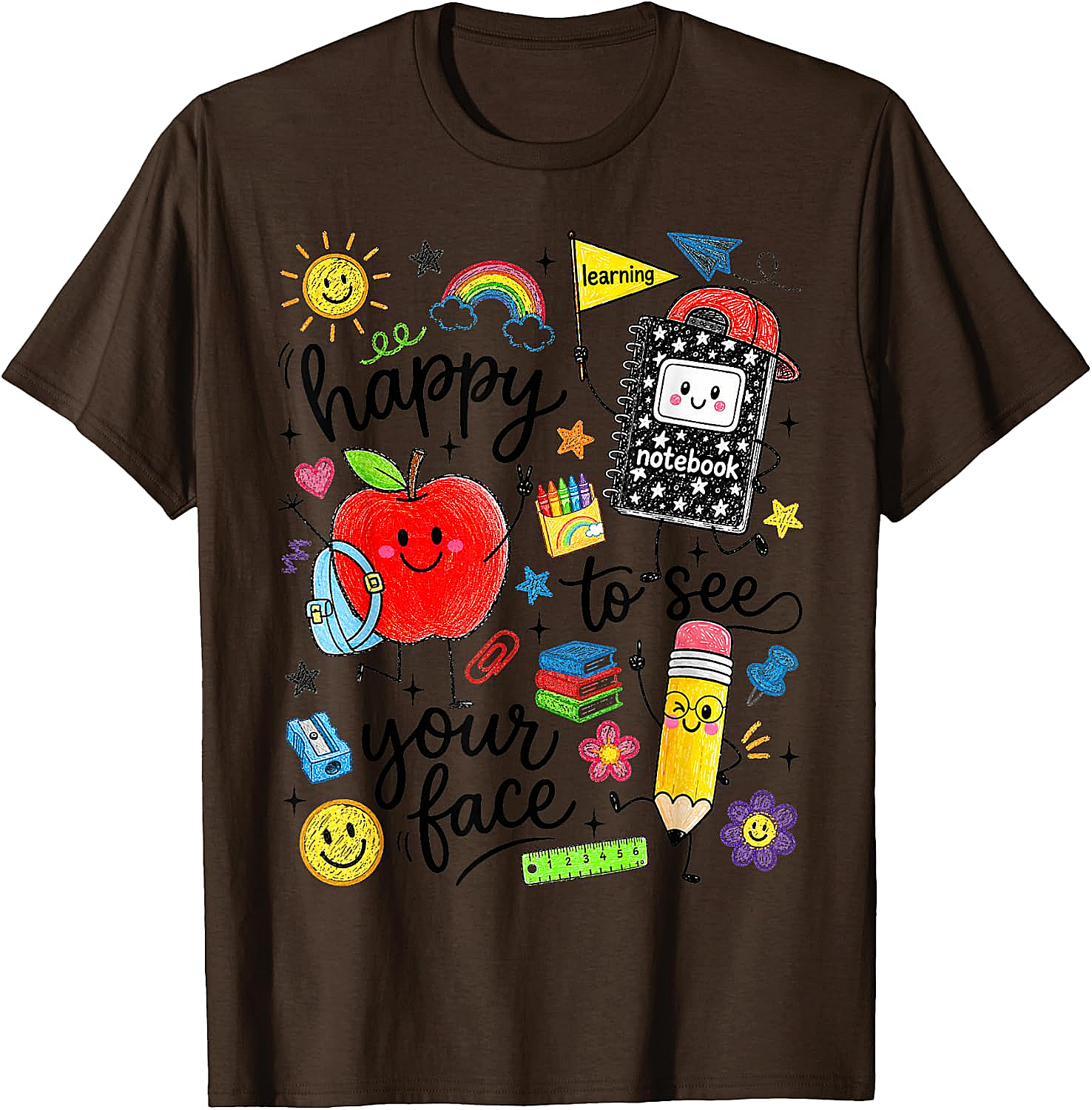 Happy to See Your Face School Tee Back to School Shirt