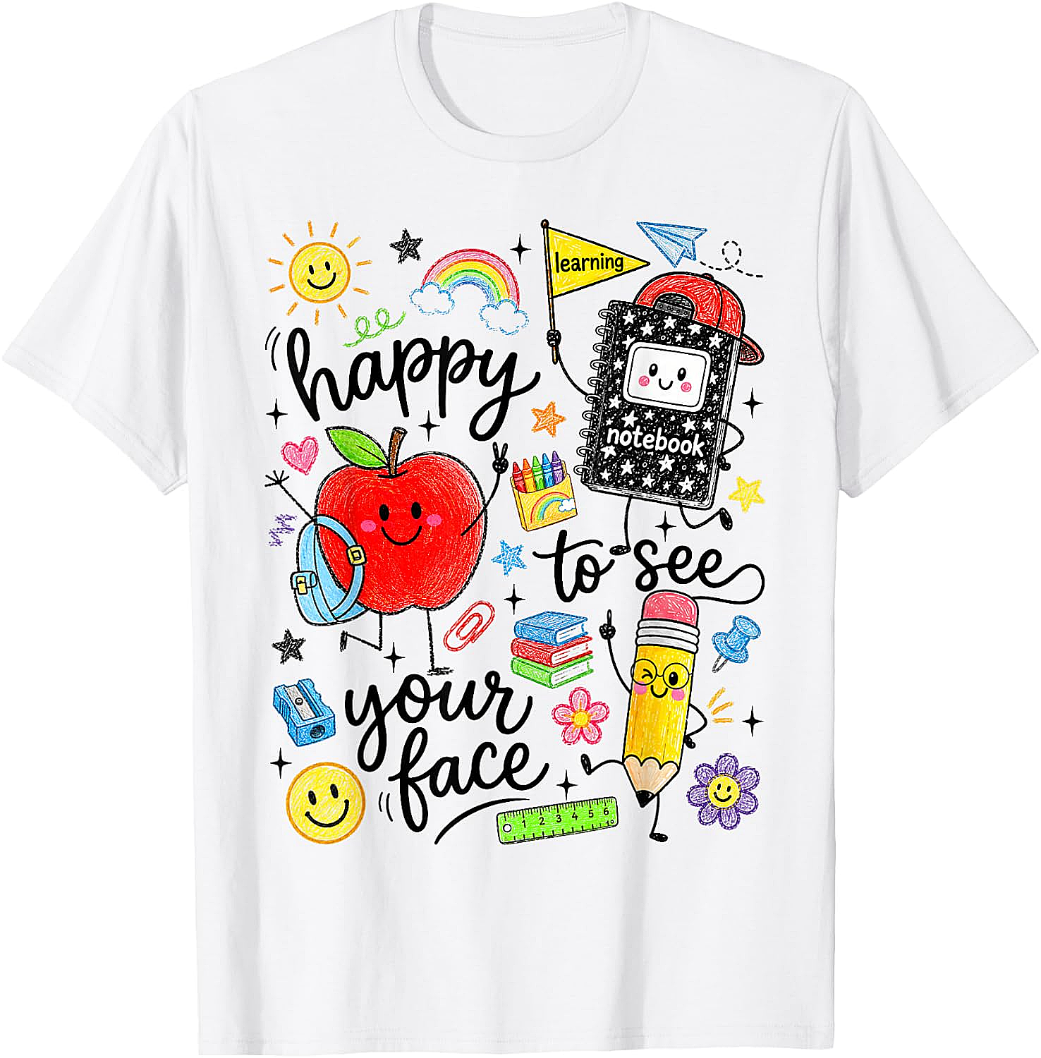 Happy to See Your Face School Tee Back to School Shirt