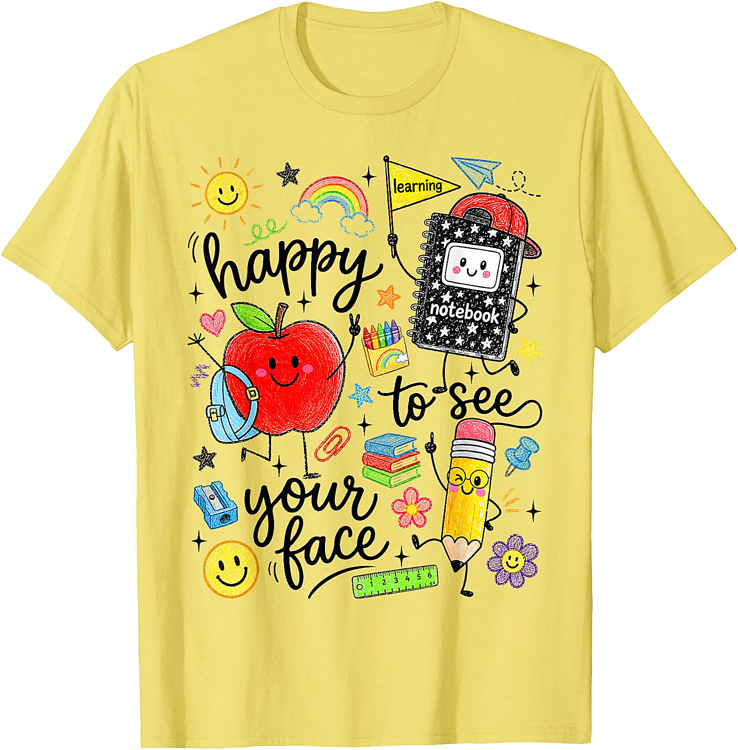Happy to See Your Face School Tee Back to School Shirt