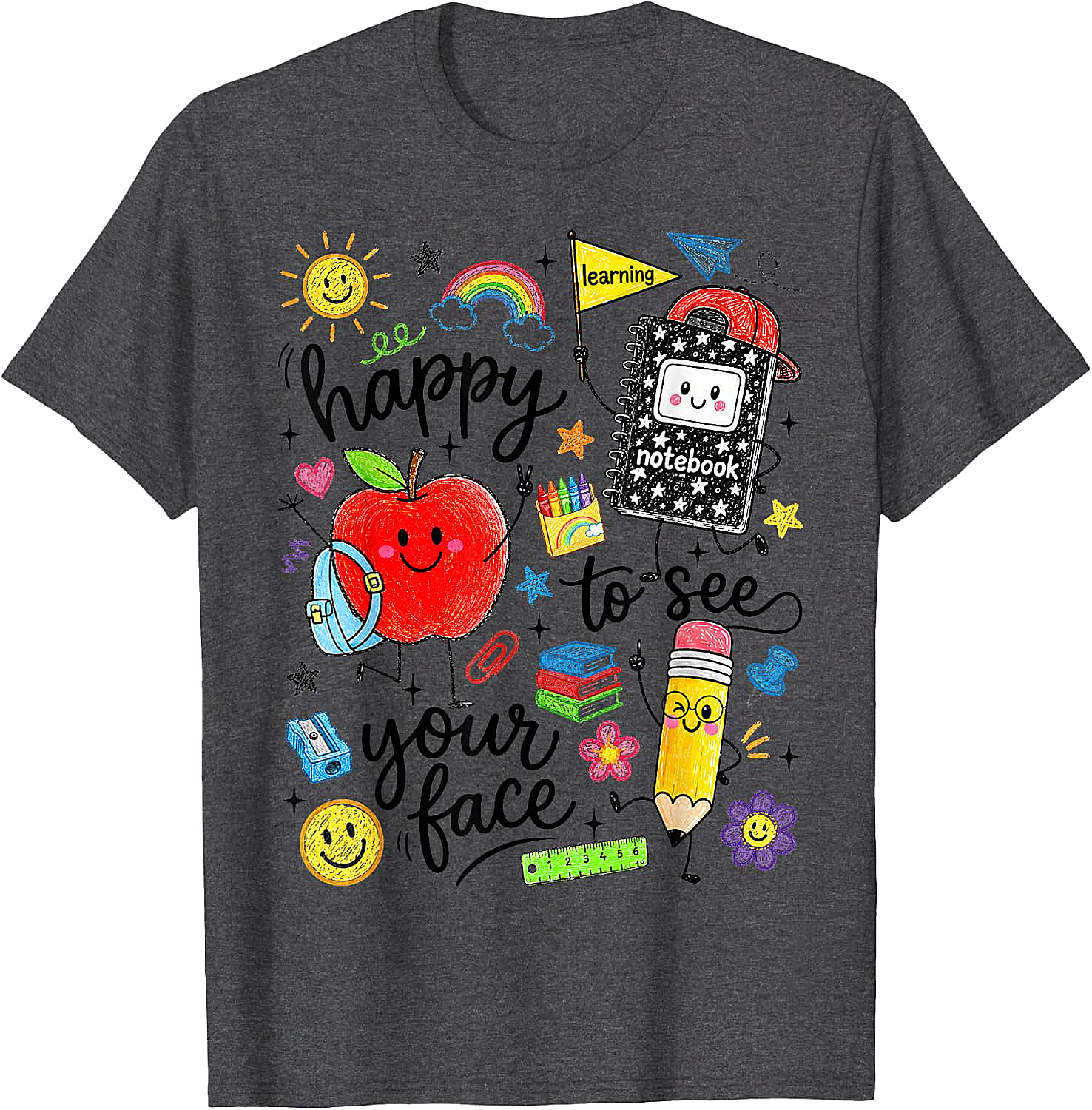 Happy to See Your Face School Tee Back to School Shirt