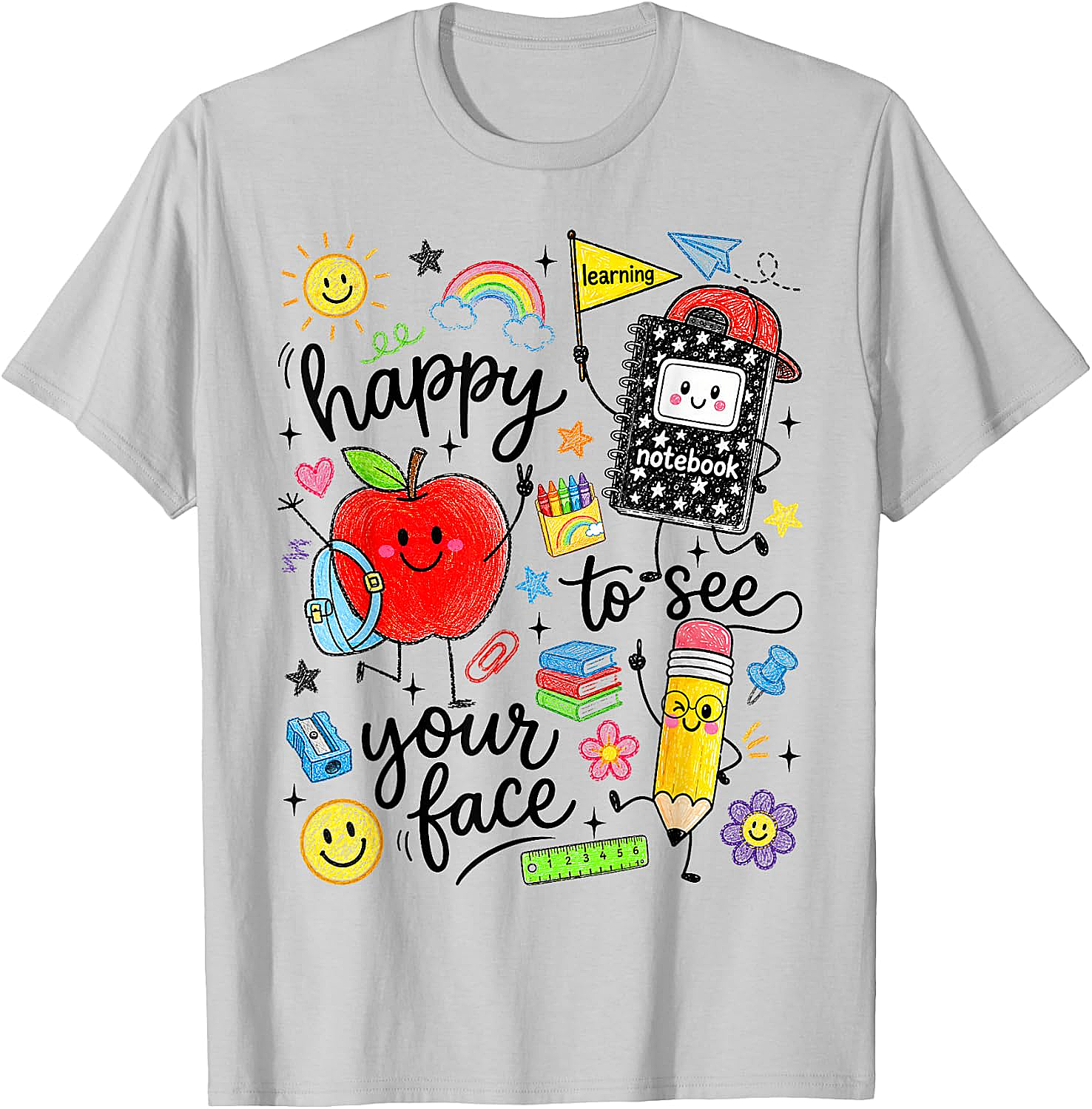 Happy to See Your Face School Tee Back to School Shirt