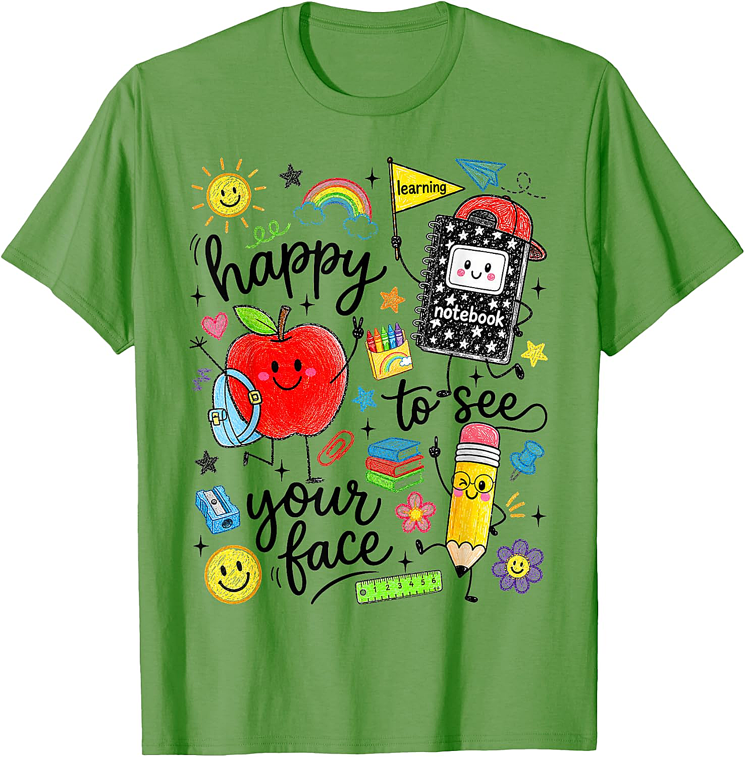 Happy to See Your Face School Tee Back to School Shirt