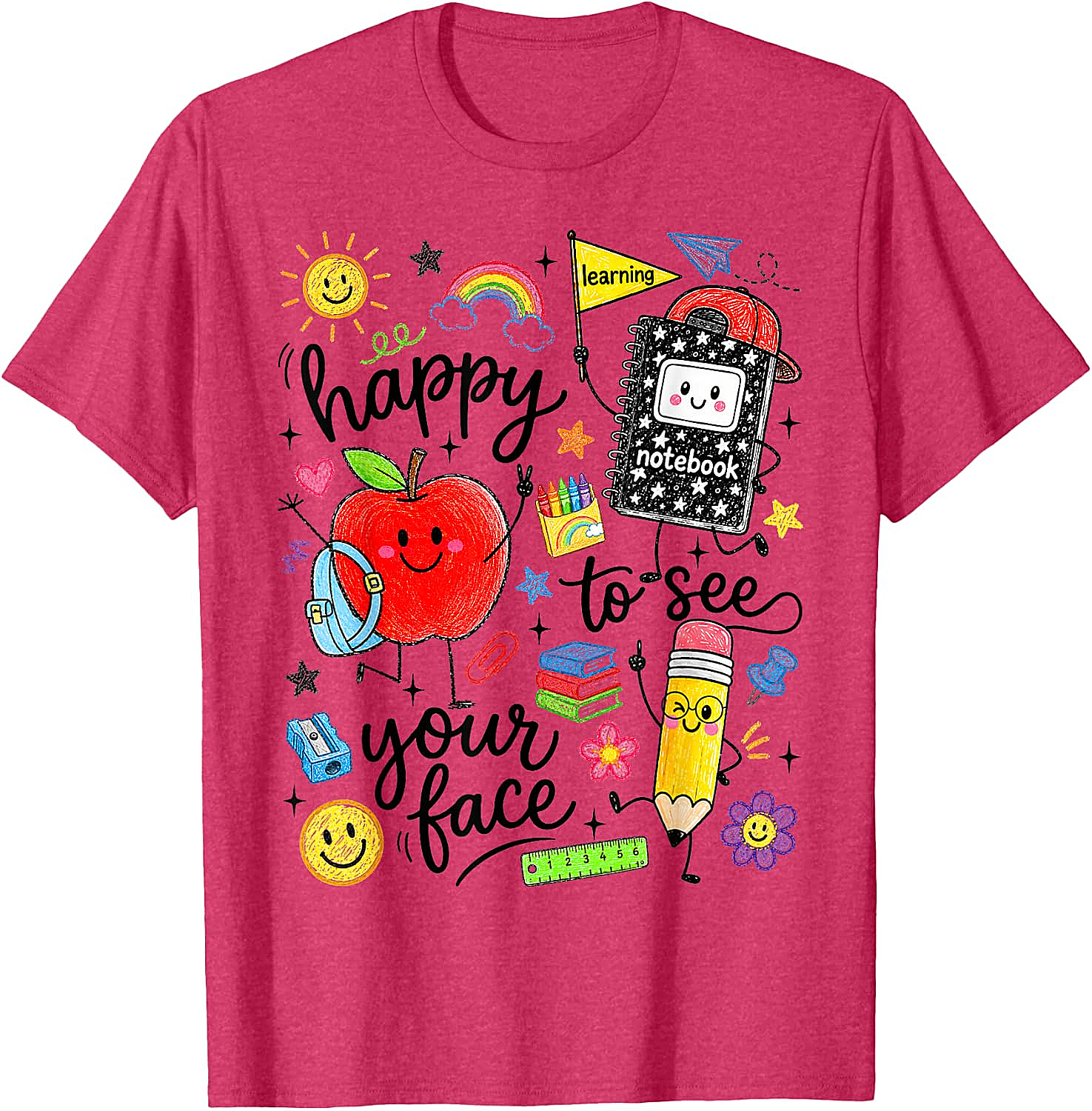 Happy to See Your Face School Tee Back to School Shirt