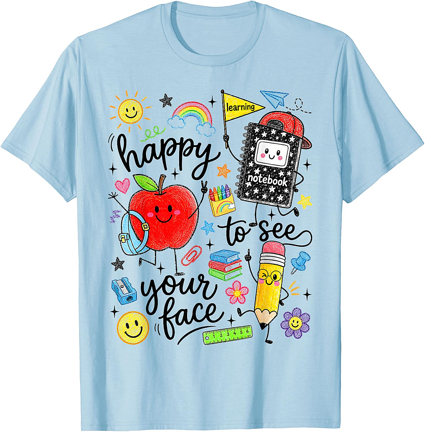 Happy to See Your Face School Tee Back to School Shirt