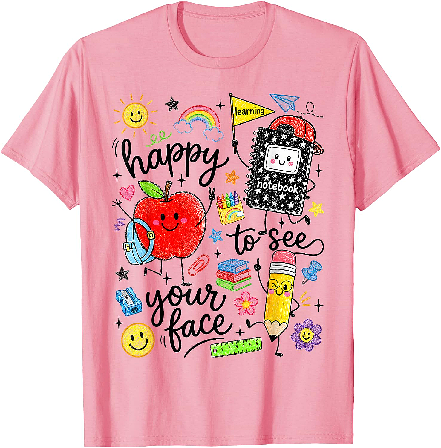 Happy to See Your Face School Tee Back to School Shirt