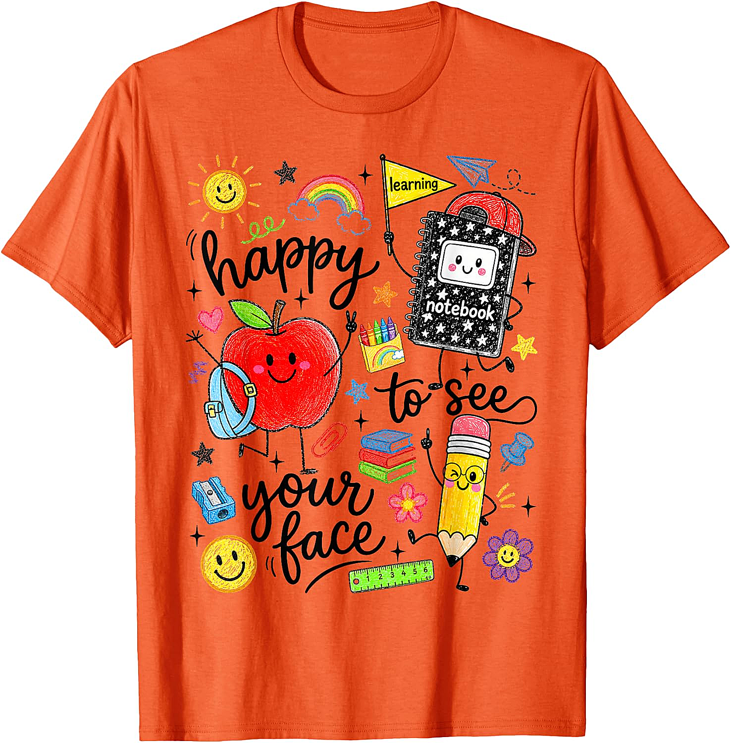 Happy to See Your Face School Tee Back to School Shirt