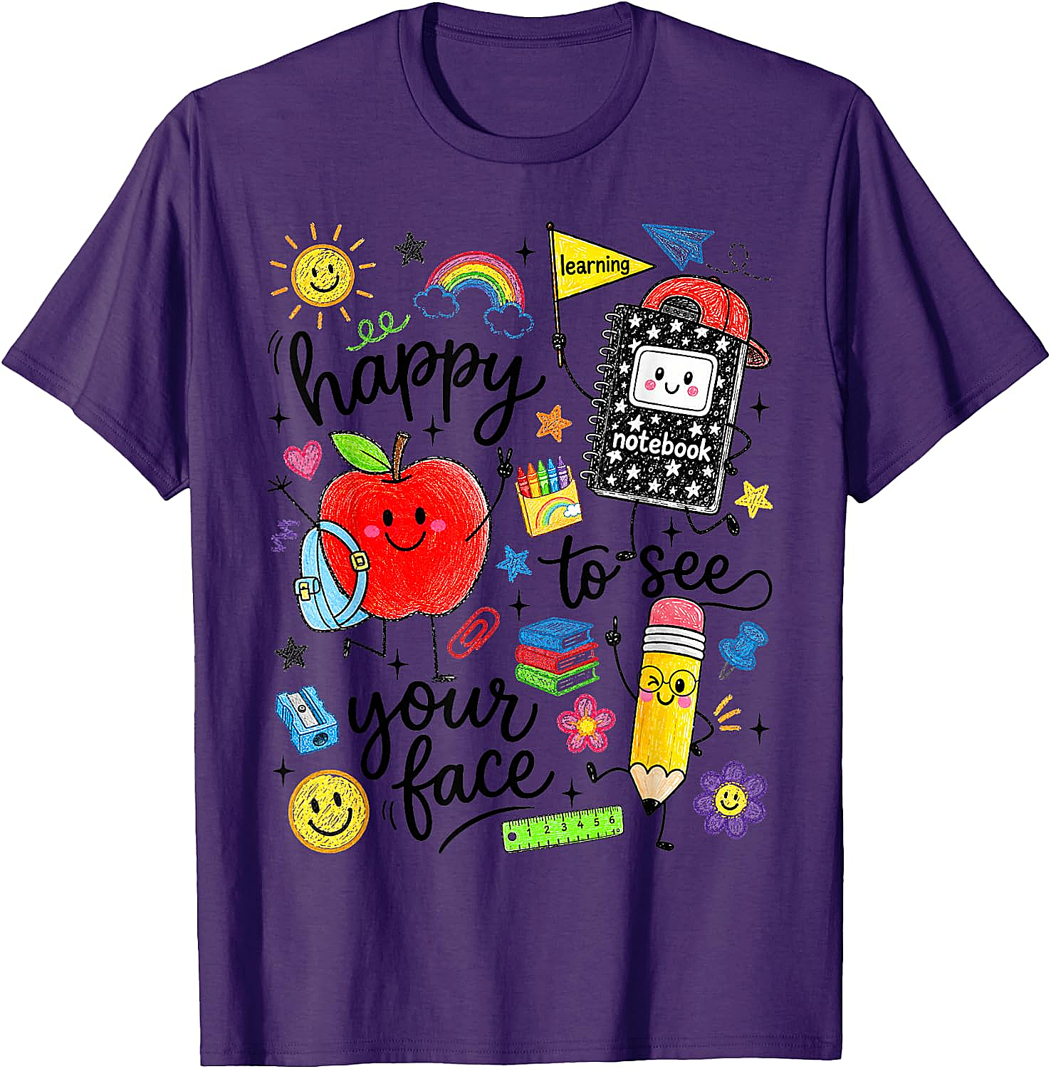 Happy to See Your Face School Tee Back to School Shirt