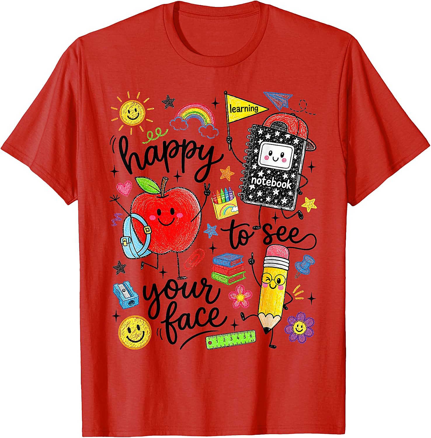 Happy to See Your Face School Tee Back to School Shirt