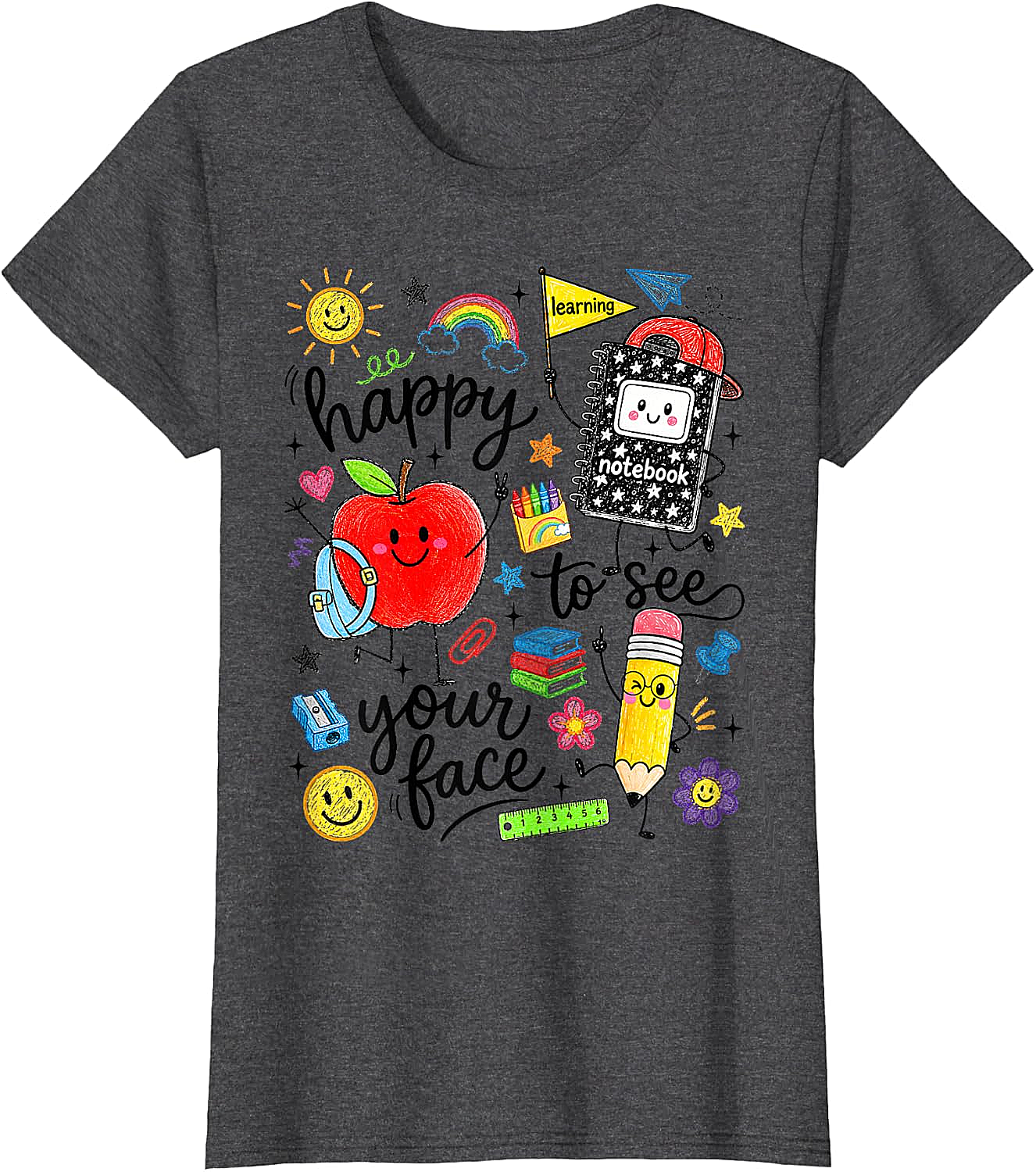 Happy to See Your Face School Tee Back to School Shirt