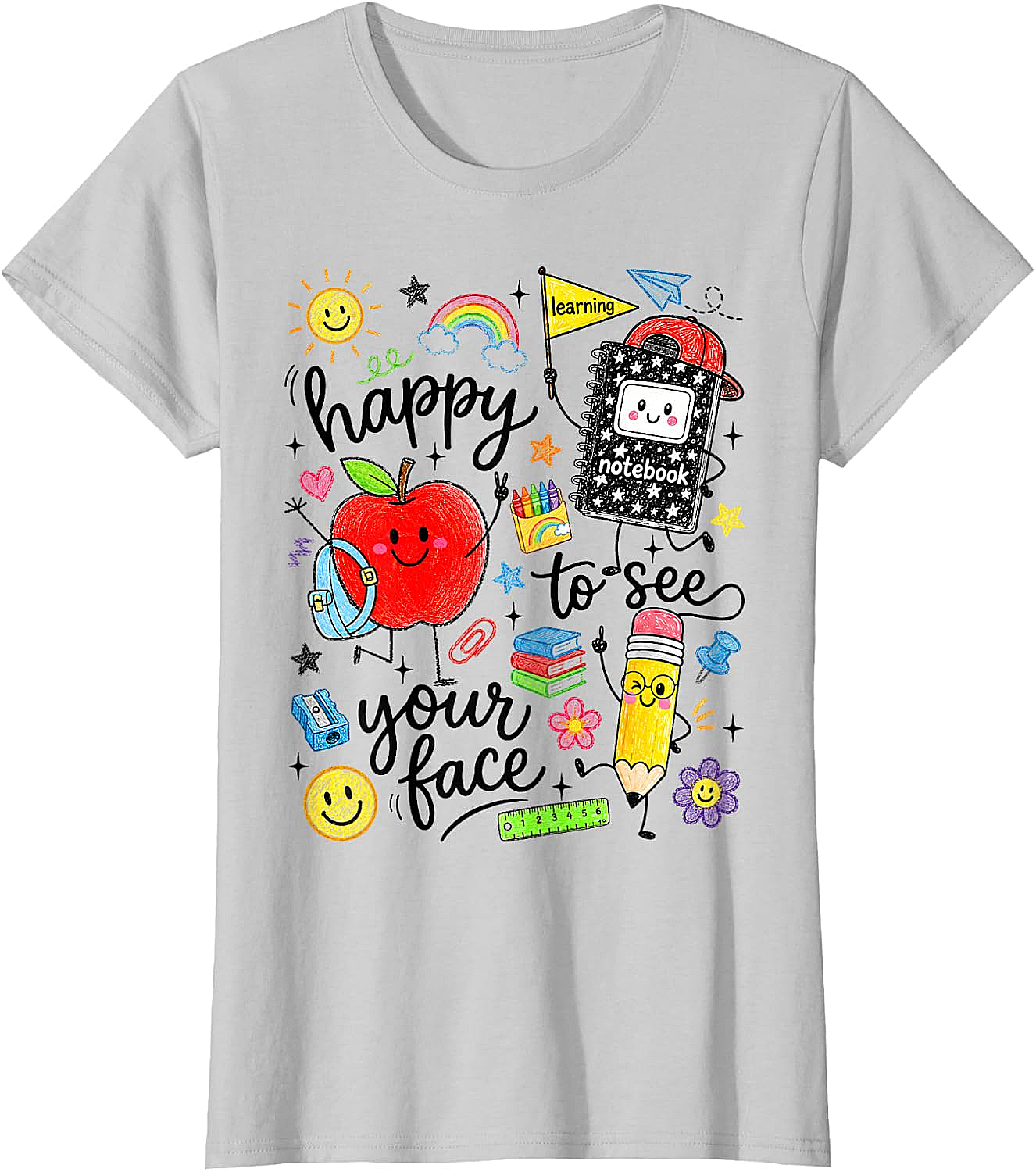 Happy to See Your Face School Tee Back to School Shirt