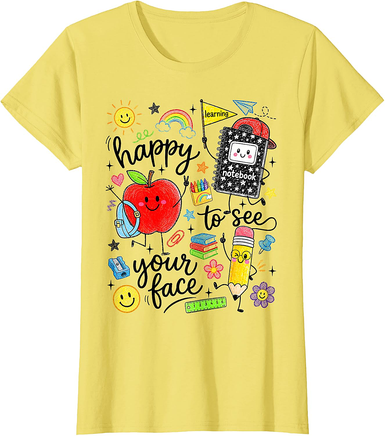 Happy to See Your Face School Tee Back to School Shirt
