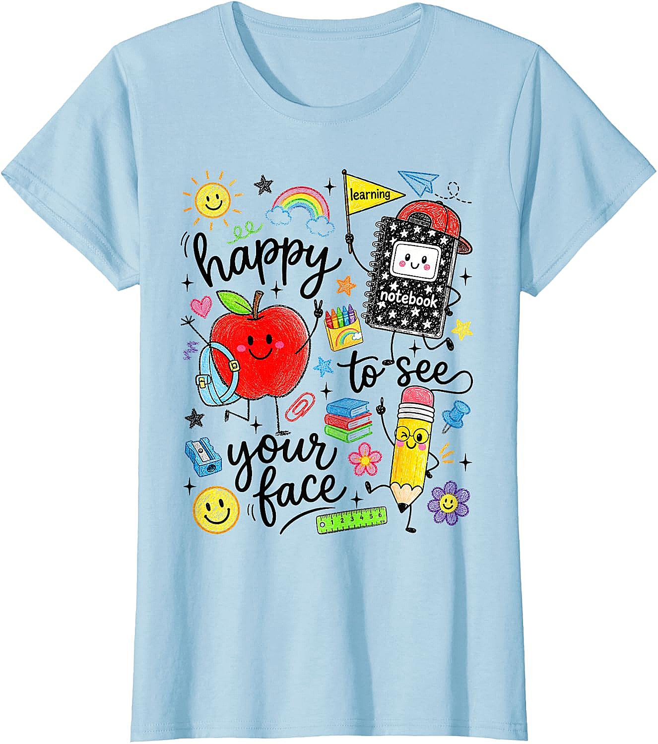 Happy to See Your Face School Tee Back to School Shirt