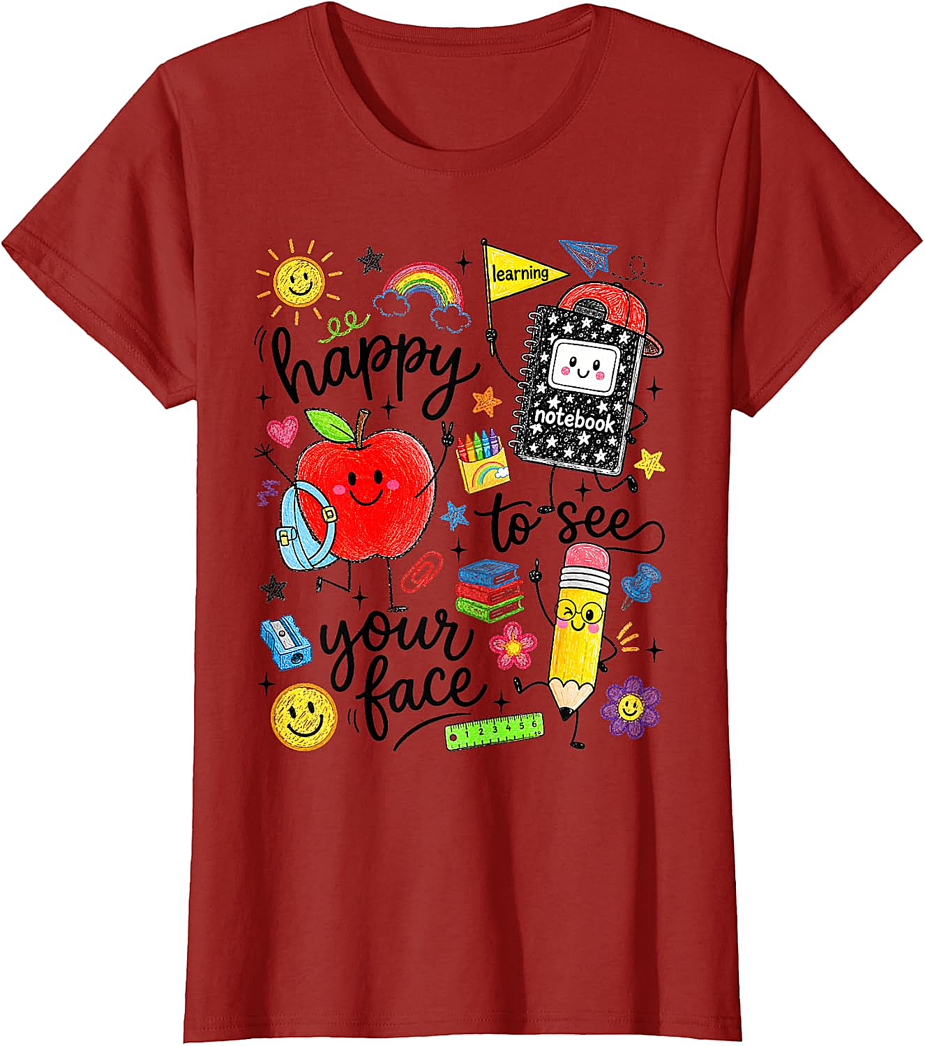 Happy to See Your Face School Tee Back to School Shirt