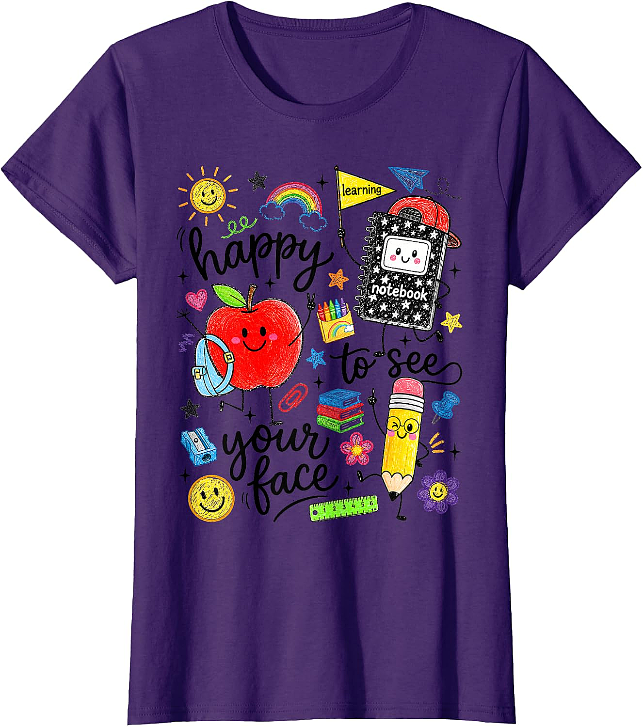 Happy to See Your Face School Tee Back to School Shirt