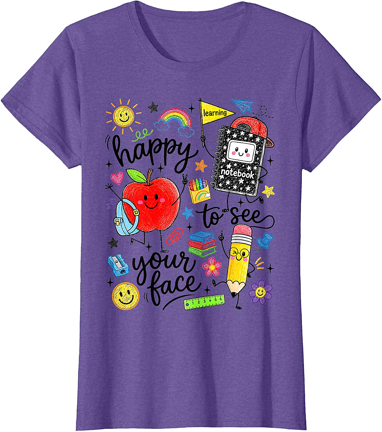 Happy to See Your Face School Tee Back to School Shirt