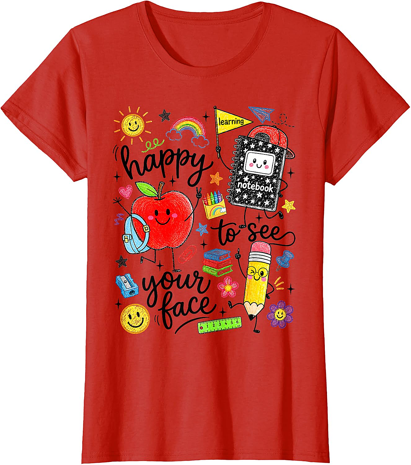 Happy to See Your Face School Tee Back to School Shirt