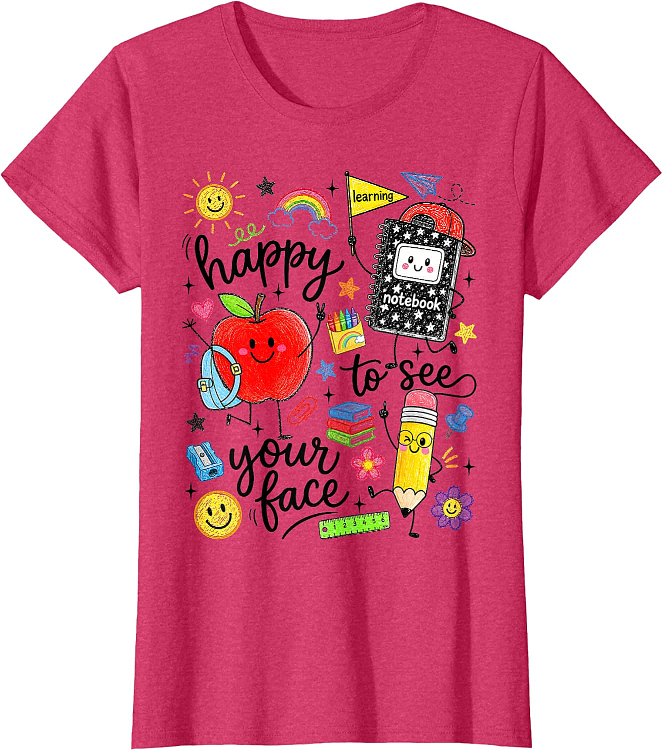 Happy to See Your Face School Tee Back to School Shirt