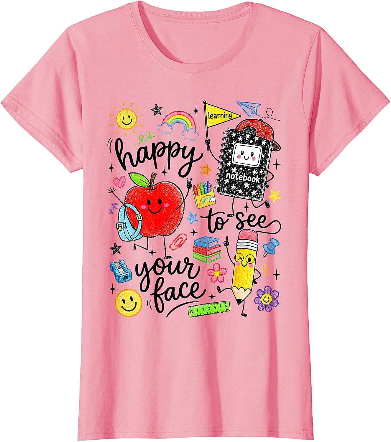 Happy to See Your Face School Tee Back to School Shirt