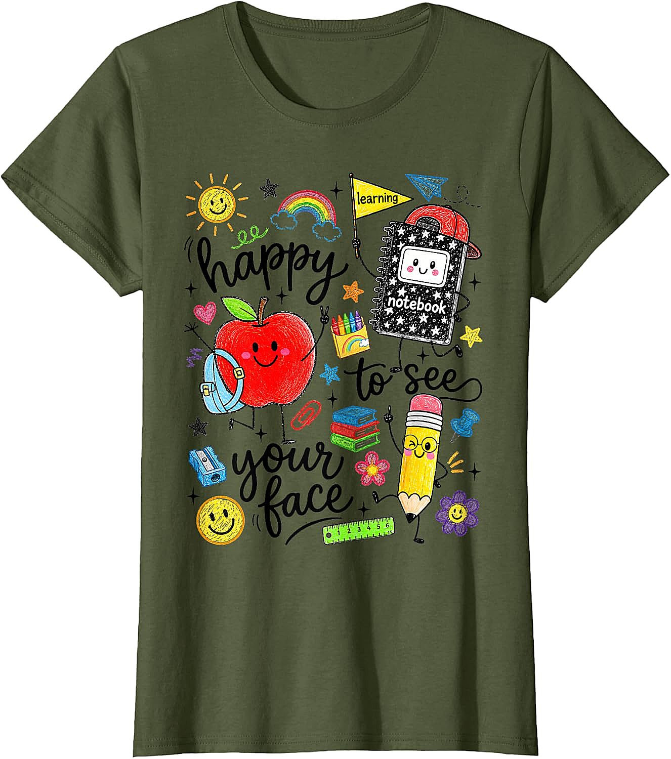Happy to See Your Face School Tee Back to School Shirt