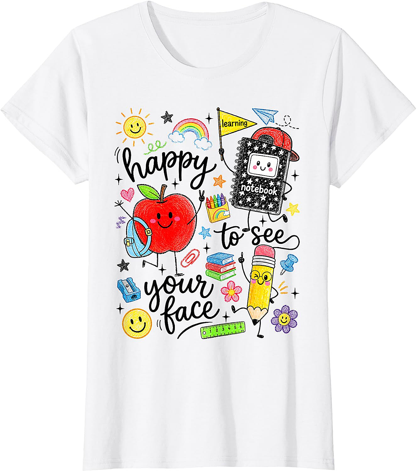Happy to See Your Face School Tee Back to School Shirt