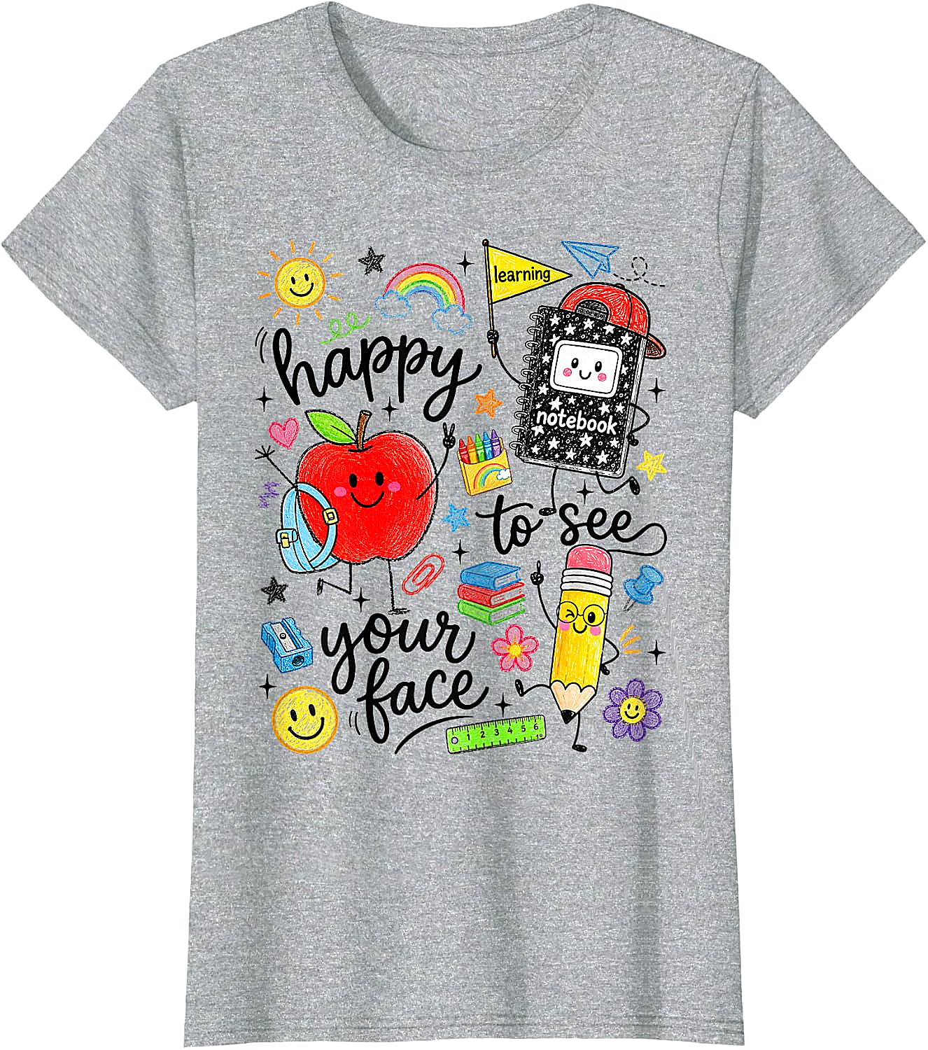 Happy to See Your Face School Tee Back to School Shirt