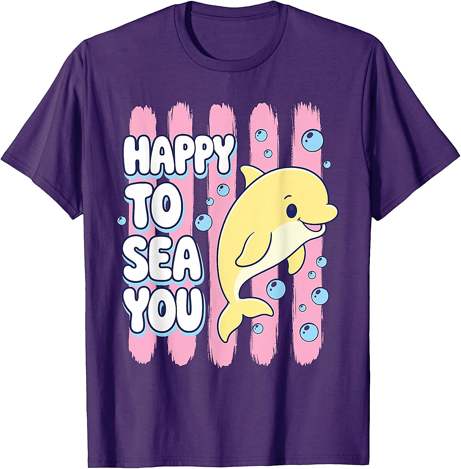 Happy To Sea You Shirt | Funny Teacher Dolphin Tee