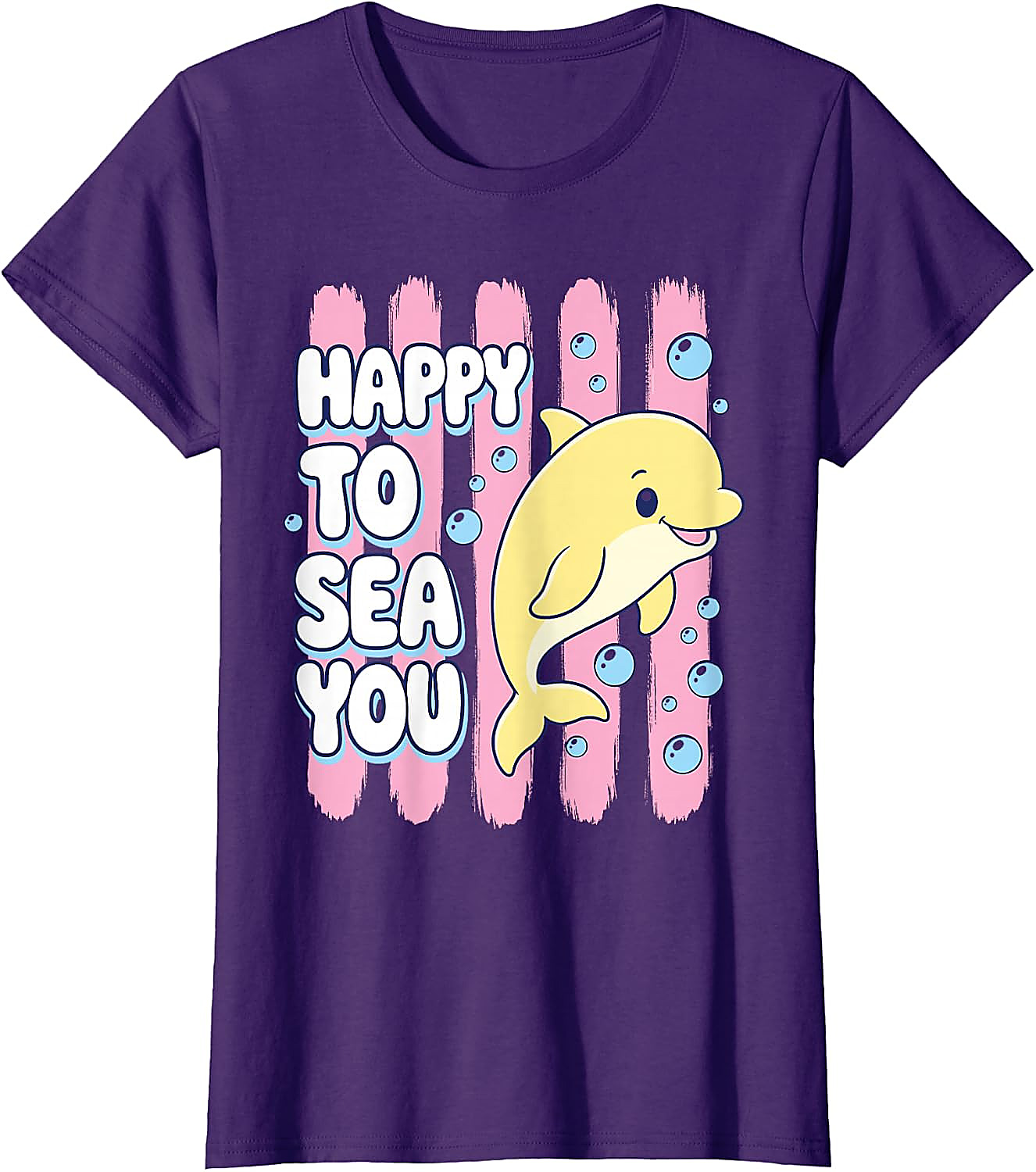 Happy To Sea You Shirt | Funny Teacher Dolphin Tee