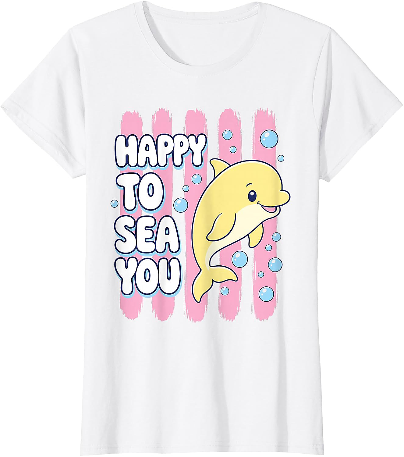 Happy To Sea You Shirt | Funny Teacher Dolphin Tee