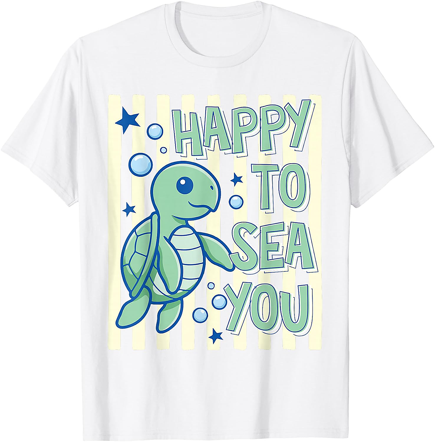 Happy to Sea You T-Shirt | Cute Teacher Turtle Tee