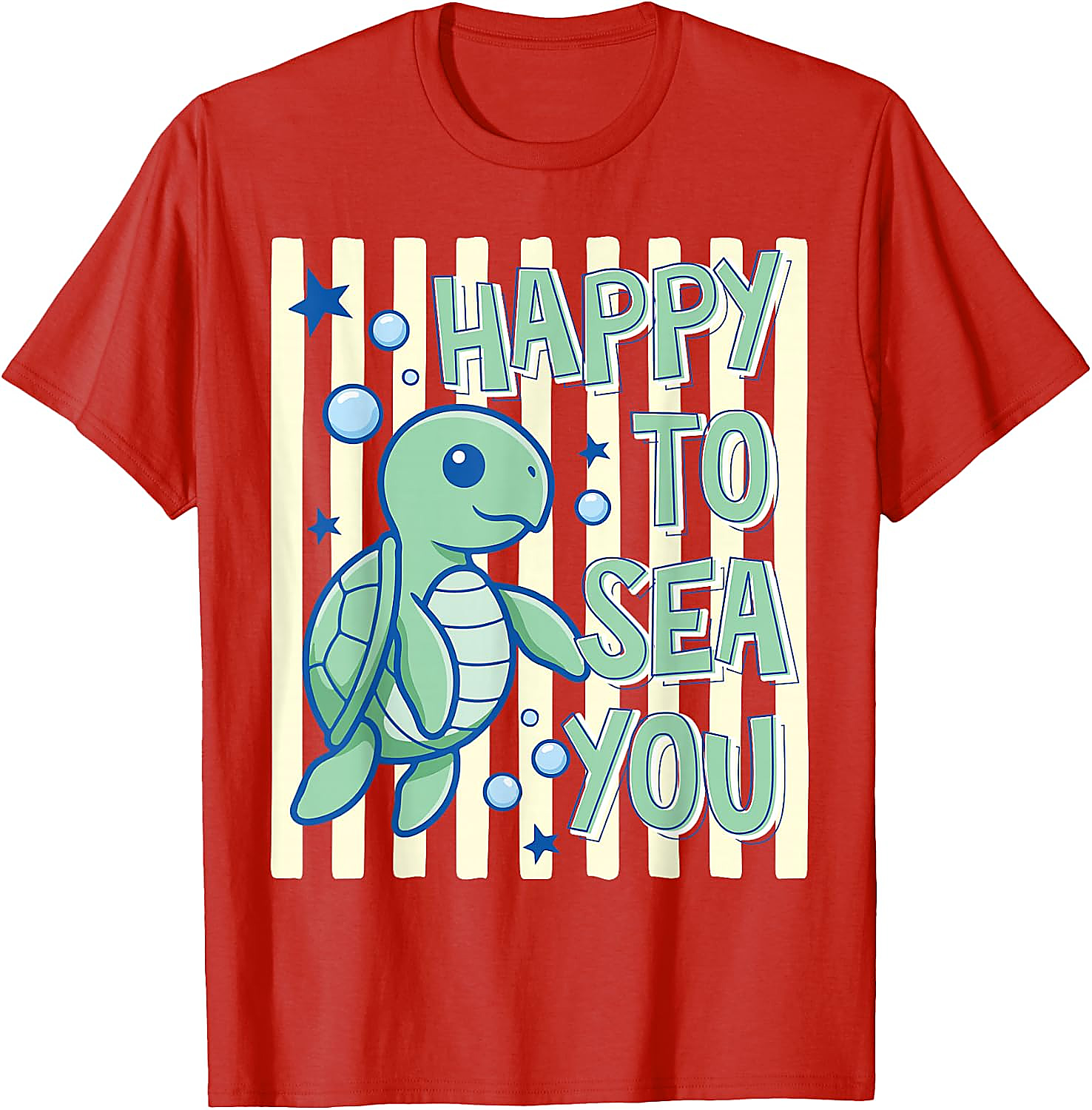 Happy to Sea You T-Shirt | Cute Teacher Turtle Tee