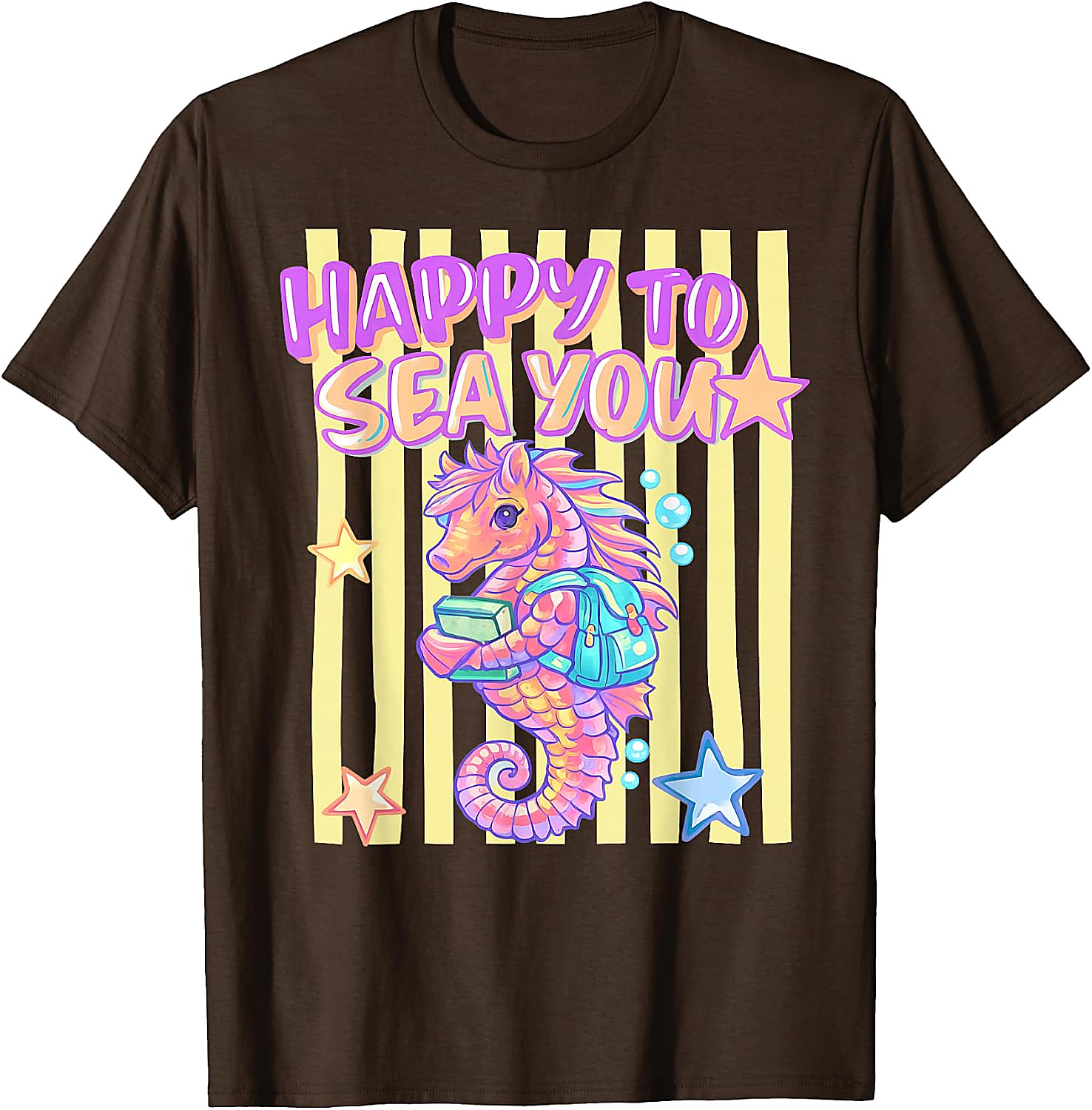 Happy to Sea You T-Shirt | Cute Teacher Seahorse Tee