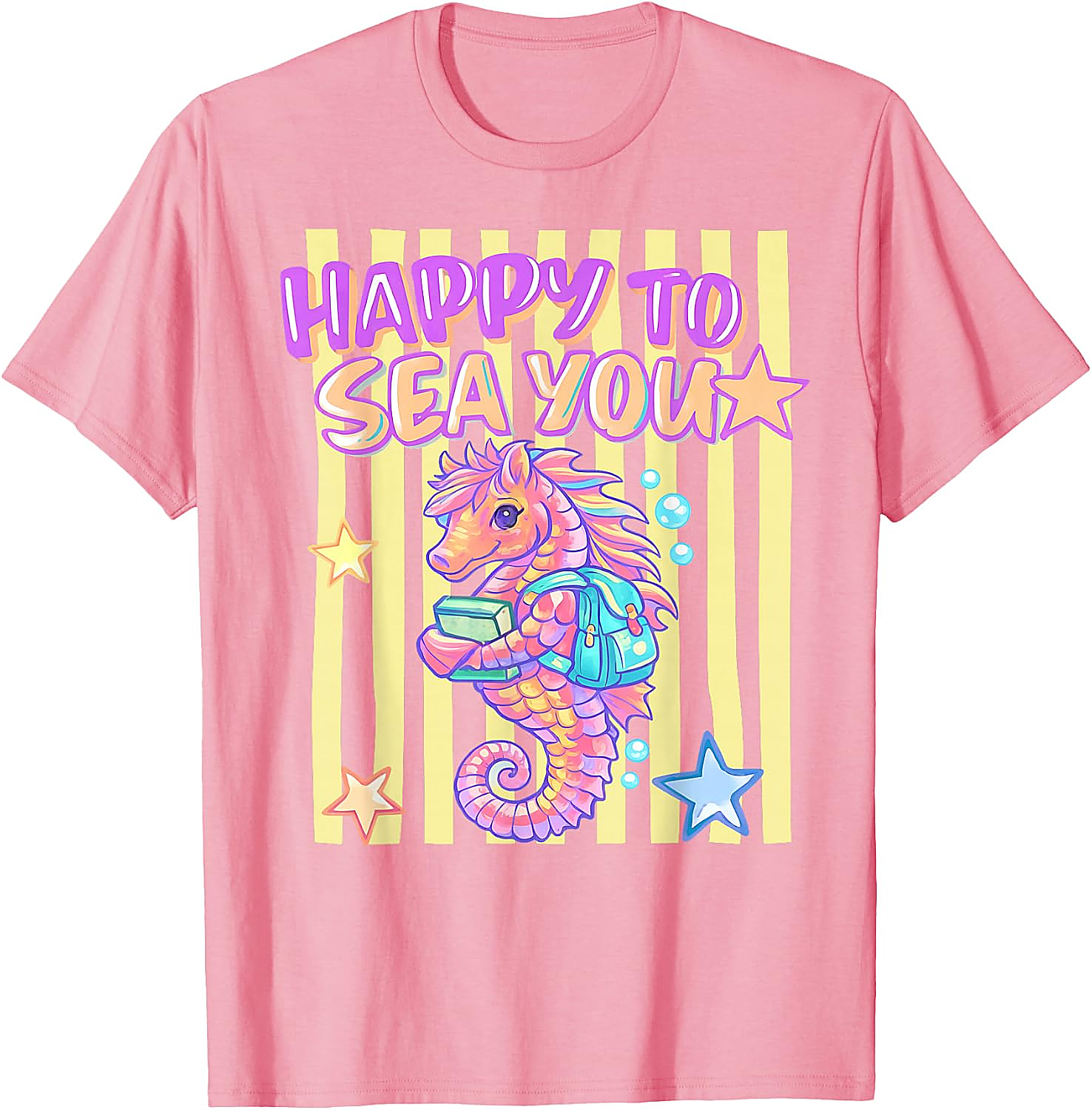 Happy to Sea You T-Shirt | Cute Teacher Seahorse Tee
