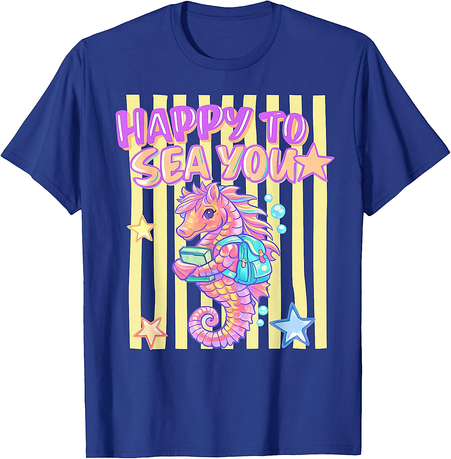 Happy to Sea You T-Shirt | Cute Teacher Seahorse Tee